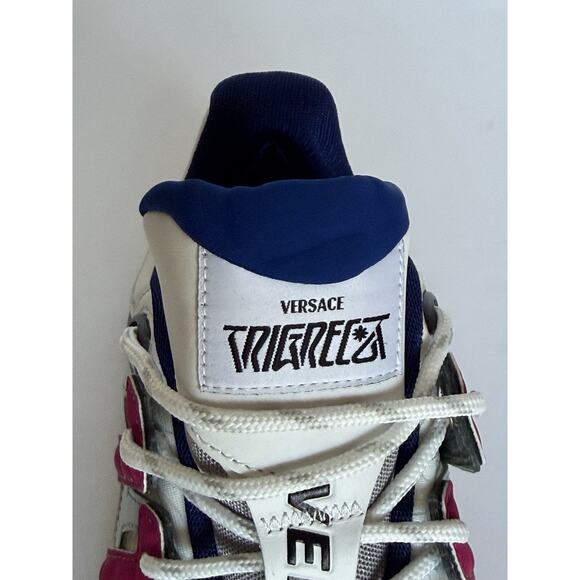 Versace Men\'s Trigreca Barocco Sneakers White 11.5 US (44.5) IT DSU8094 IT NIB main image 8